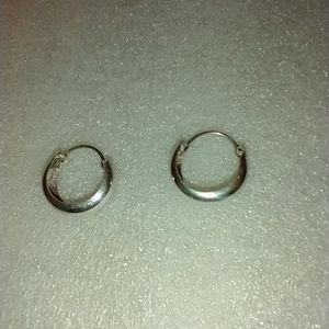 Baby hoop earrings